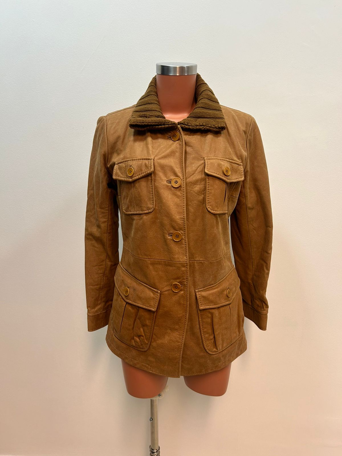 CASACO EMPORIO ARMANI COURO