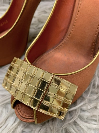 SCARPIN LOUIS VUITTON PEEP TOE