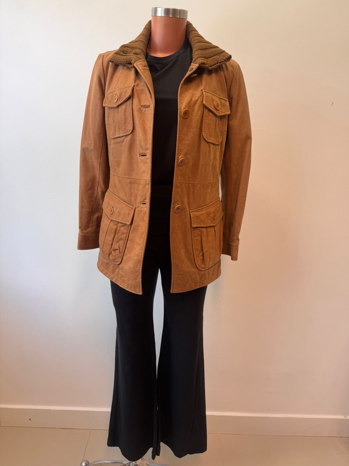CASACO  EMPORIO ARMANI COURO